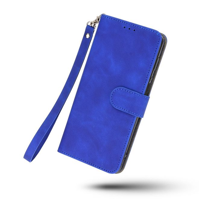 vivo Y21 / Y21s / Y33s Handy Hülle - Classic IV Leder Bookcover Series - blau