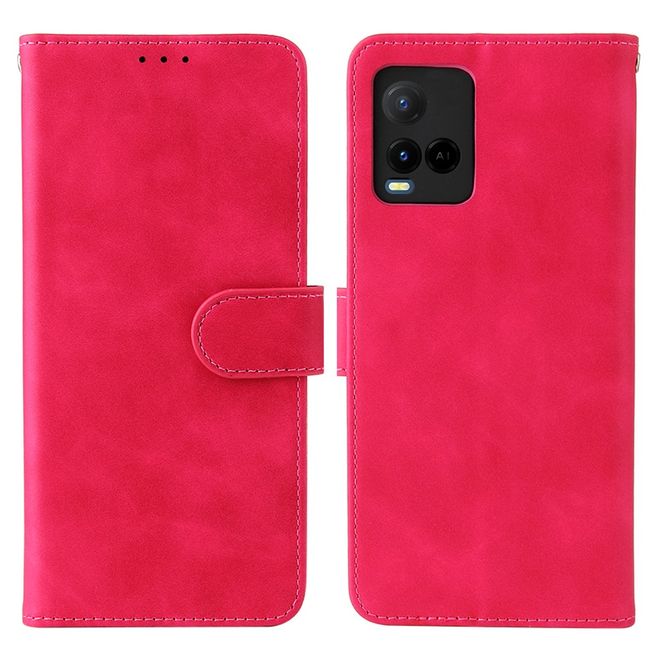 vivo Y21 / Y21s / Y33s Handy Hülle - Classic IV Leder Bookcover Series - rot