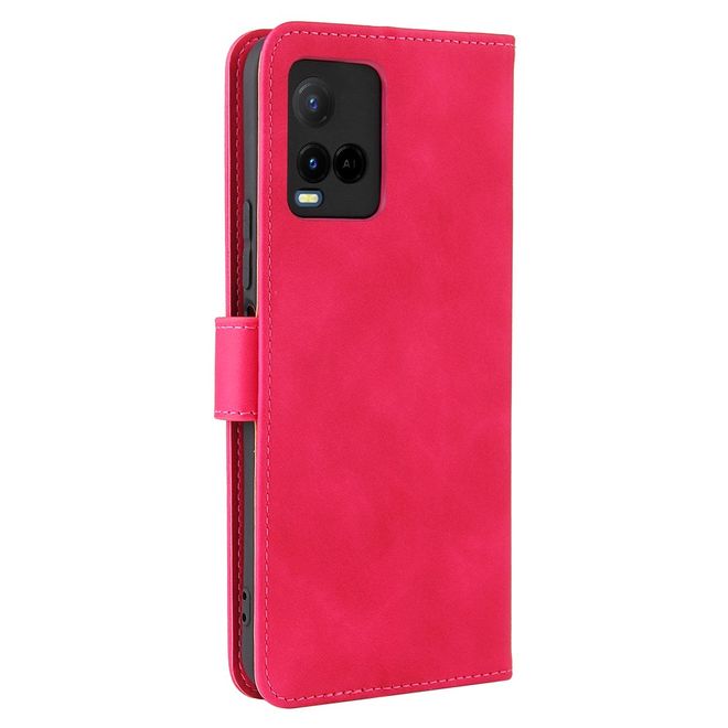 vivo Y21 / Y21s / Y33s Handy Hülle - Classic IV Leder Bookcover Series - rot