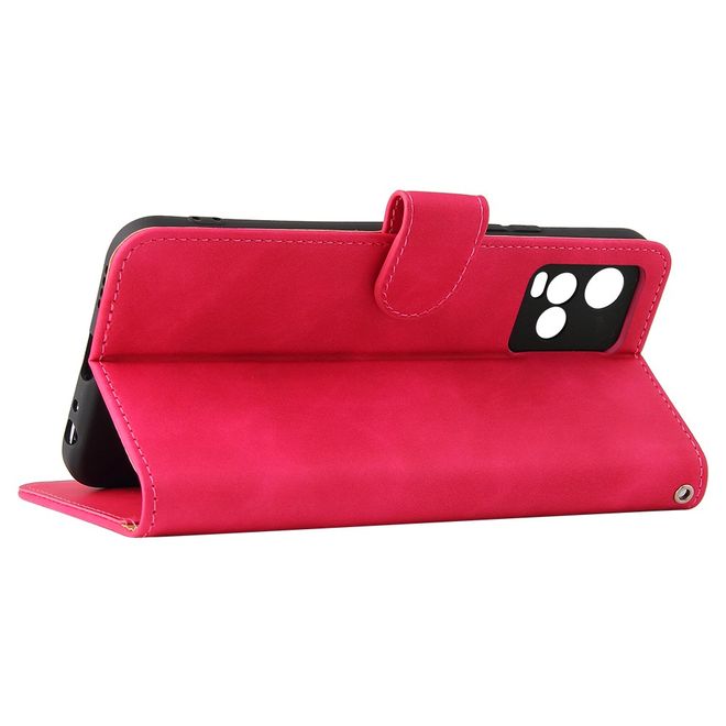 vivo Y21 / Y21s / Y33s Handy Hülle - Classic IV Leder Bookcover Series - rot
