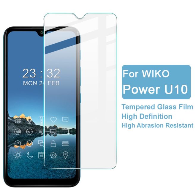 Imak - Wiko Y62 Schutzglas Displayschutz - aus gehärtetem Glas - transparent