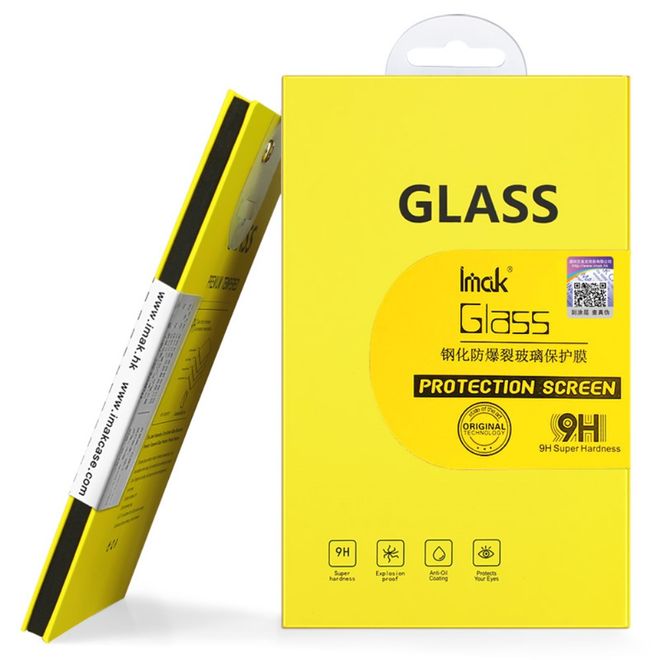 Imak - Wiko Y62 Schutzglas Displayschutz - aus gehärtetem Glas - transparent