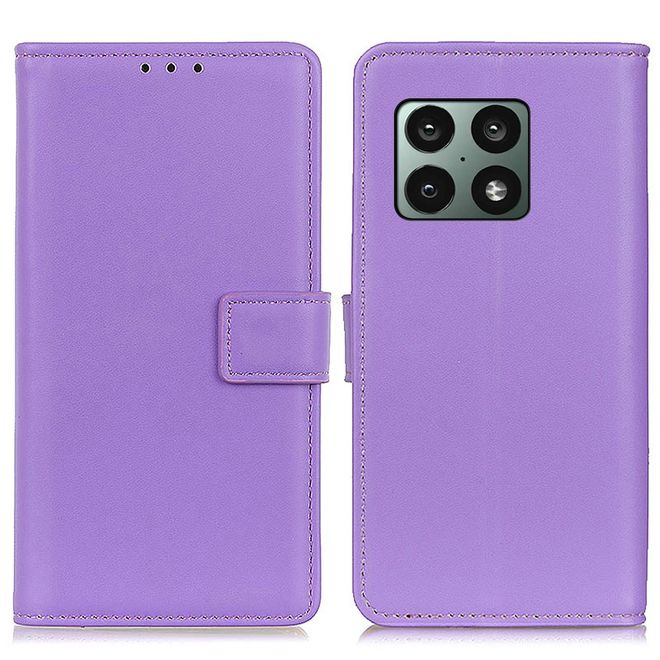 OnePlus 10 Pro Handy Hülle - Classic II Leder Bookcover Series - purpur