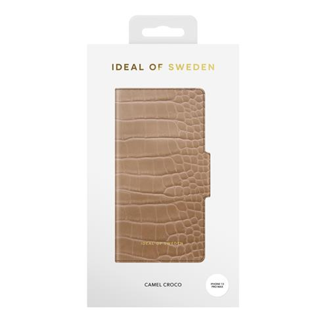 iDeal of Sweden - iPhone 13 Pro Max Hülle, Designer Case Camel Croco - mehrfarbig