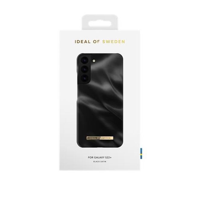 iDeal of Sweden - Samsung Galaxy S22+ Hülle - Printed Case - Black Satin