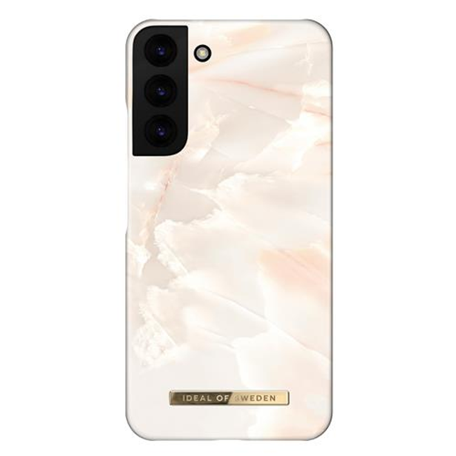 iDeal of Sweden - Samsung Galaxy S22+ Hülle - Printed Case - Rose Pearl Marble