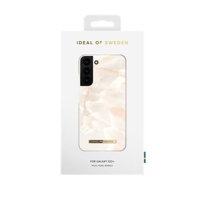 iDeal of Sweden - Samsung Galaxy S22+ Hülle - Printed Case - Rose Pearl Marble