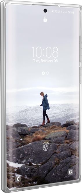 UAG - Samsung Galaxy S22 Ultra Handyhülle - federleichtes Backcover - Lucent Series - grau