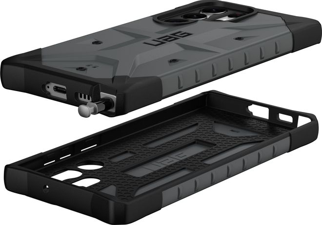 UAG - Samsung Galaxy S22 Ultra Hülle - Robustes Backcover - Pathfinder Case - silber