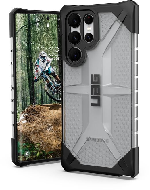 UAG - Samsung Galaxy S22 Ultra Hülle - Robustes Backcover - Plasma Case - ice