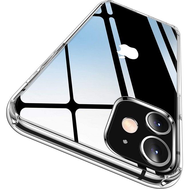 iPhone 11 Case (PC / TPU Case) - Polycarbonate Back + TPU Edges - Transparent