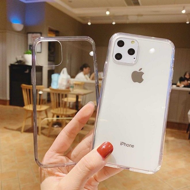 iPhone 11 Case (PC / TPU Case) - Polycarbonate Back + TPU Edges - Transparent