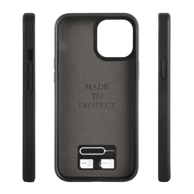 Woodcessories - iPhone 12 / iPhone 12 Pro Hülle - MagSafe Bumper Stone Series - grau