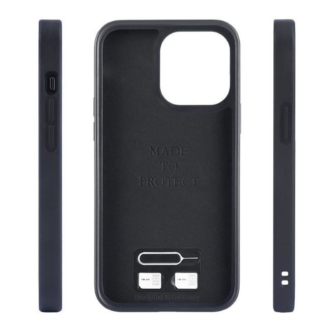 Woodcessories - iPhone 13 Pro Hülle - MagSafe Bumper Stone Series - grau