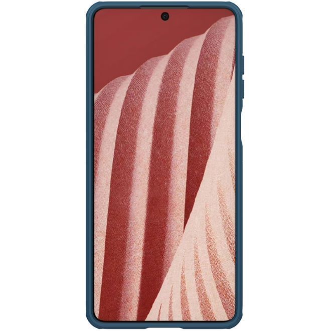 Nillkin - Samsung Galaxy A73 5G Hülle - Kunststoff Case - Super Frosted Shield Pro Series - blau