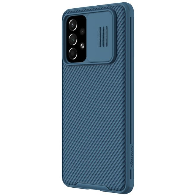 Nillkin - Samsung Galaxy A73 5G Hülle - Kunststoff Hardcase - CamShield Pro Series - blau