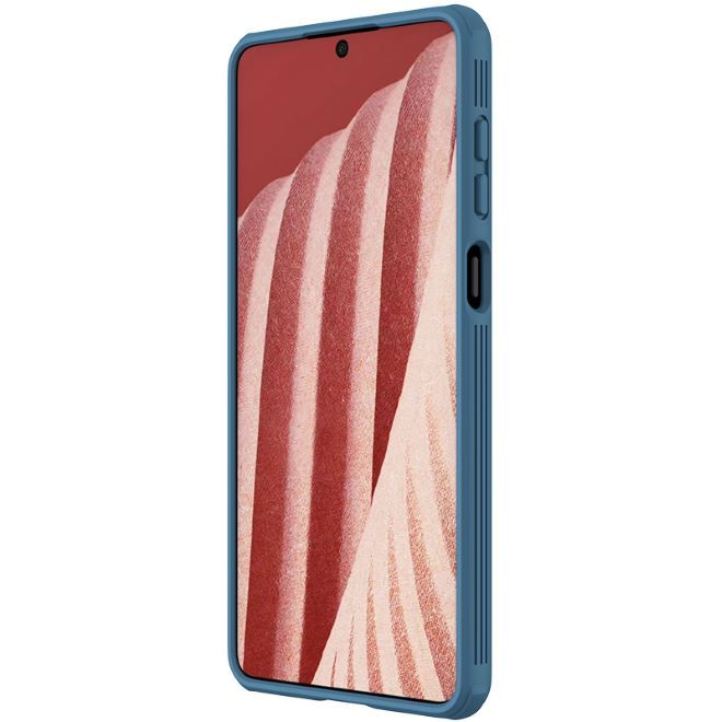 Nillkin - Samsung Galaxy A73 5G Hülle - Kunststoff Hardcase - CamShield Pro Series - blau