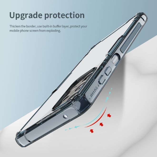 Nillkin - Samsung Galaxy A73 5G Hülle - TPU Soft Case - Nature Pro Soft Series - blau