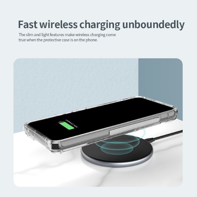 Nillkin - Samsung Galaxy A73 5G Hülle - TPU Soft Case - Nature Pro Soft Series - blau