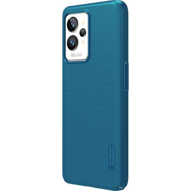 Nillkin - Realme GT2 Pro Hülle - Kunststoff Case - Super Frosted Shield Series - blau
