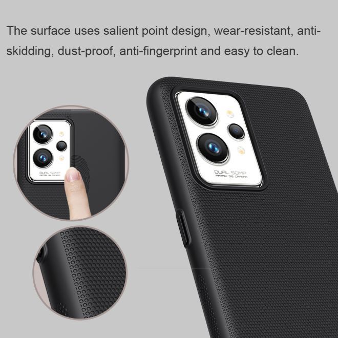 Nillkin - Realme GT2 Pro Hülle - Kunststoff Case - Super Frosted Shield Series - rot