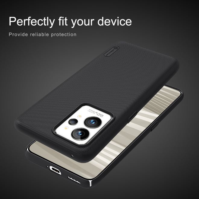 Nillkin - Realme GT2 Pro Hülle - Kunststoff Case - Super Frosted Shield Series - rot