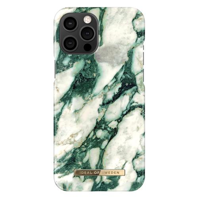 iDeal of Sweden - iPhone 12 Pro Max Hülle - Printed Case - Calacatta Emerald Marble