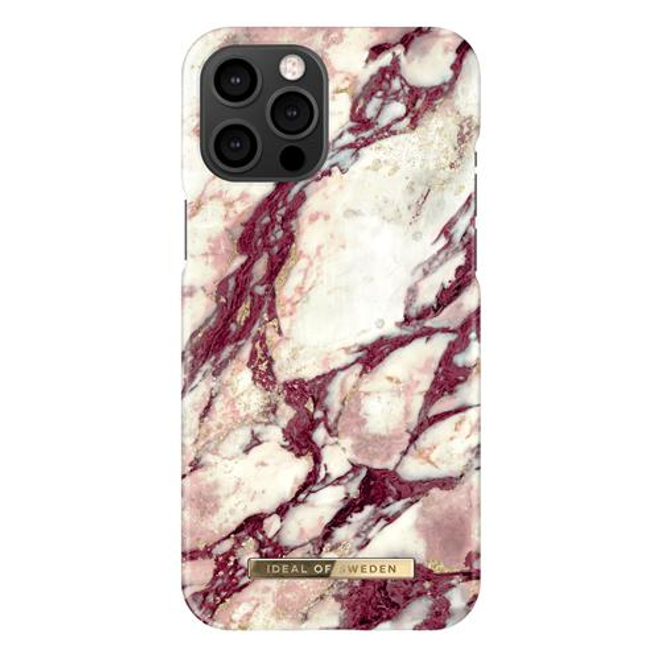iDeal of Sweden - iPhone 12 Pro Max Hülle - Printed Case - Calacatta Ruby Marble