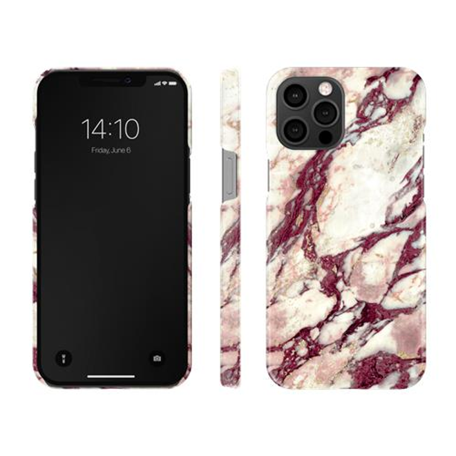 iDeal of Sweden - iPhone 12 Pro Max Hülle - Printed Case - Calacatta Ruby Marble