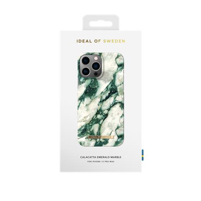 iDeal of Sweden - iPhone 13 Pro Max Hülle - Printed Case - Calacatta Emerald Marble