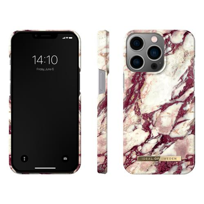 iDeal of Sweden - iPhone 13 Pro Hülle - Printed Case - Calacatta Ruby Marble