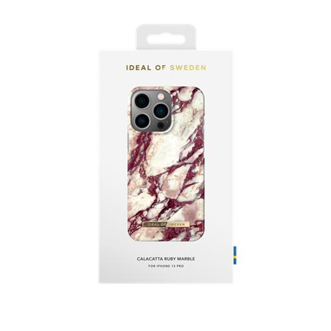 iDeal of Sweden - iPhone 13 Pro Hülle - Printed Case - Calacatta Ruby Marble