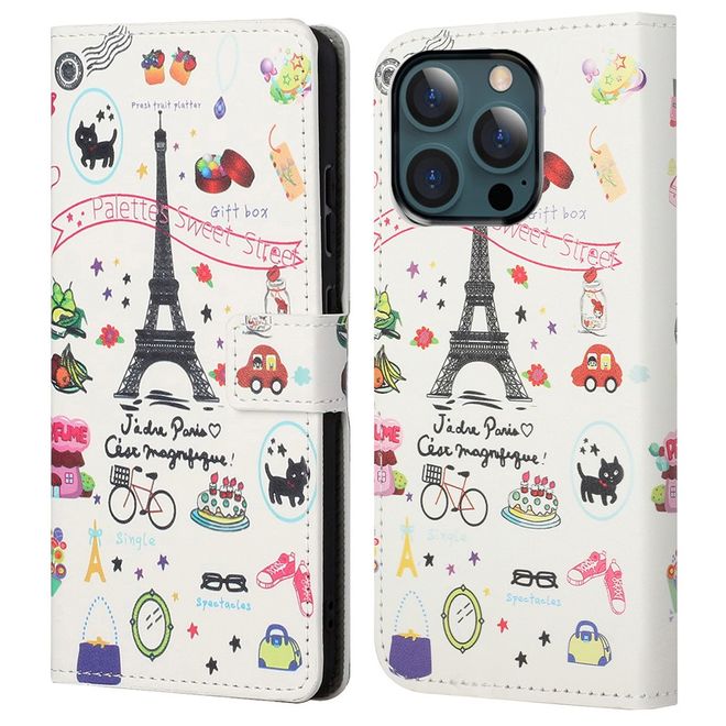 iPhone 13 Pro Max Handy Hülle - Leder Bookcover Image Series - Paris