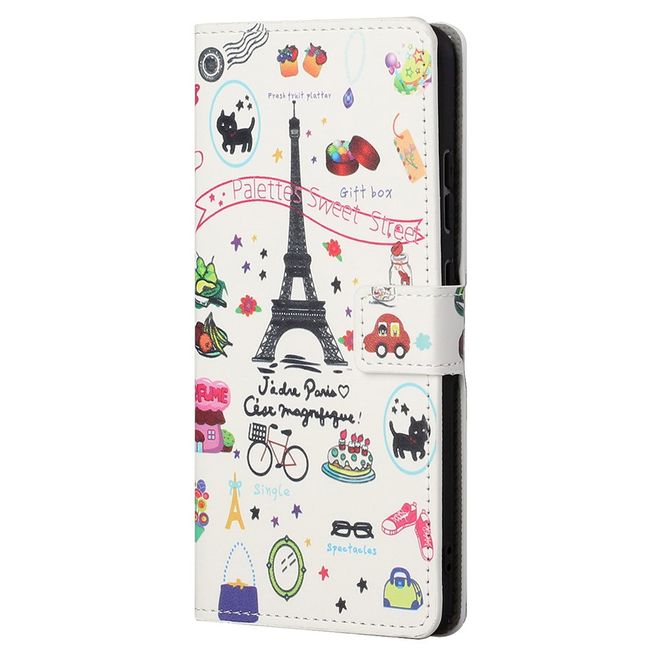 iPhone 13 Pro Max Handy Hülle - Leder Bookcover Image Series - Paris