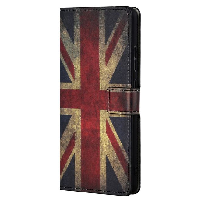 iPhone 13 Pro Max Handy Hülle - Leder Bookcover Image Series - UK Flagge
