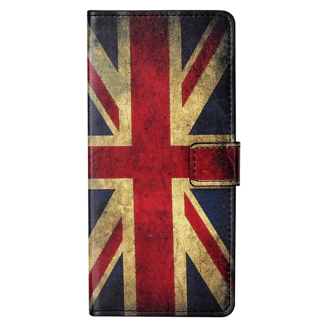 iPhone 13 Pro Max Handy Hülle - Leder Bookcover Image Series - UK Flagge