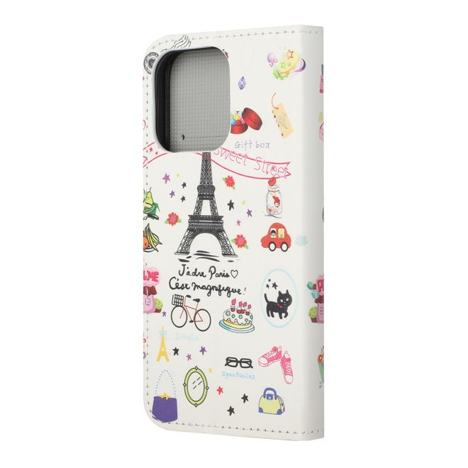 iPhone 13 Pro Phone Case - Leather Bookcover Image Series - Paris