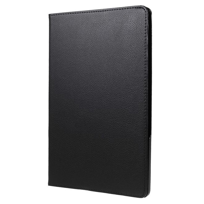 Lenovo Tab P12 Pro Case - 360° Rotating Leather Case - Black