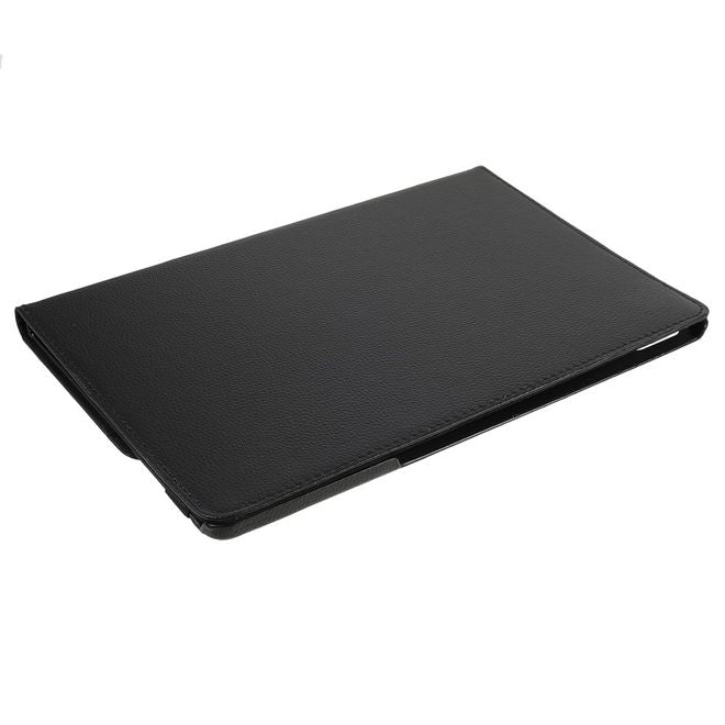 Lenovo Tab P12 Pro Case - 360° Rotating Leather Case - Black
