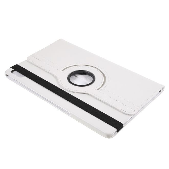 Lenovo Tab P12 Pro Case - 360° Rotating Leather Case - White