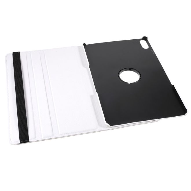 Lenovo Tab P12 Pro Case - 360° Rotating Leather Case - White