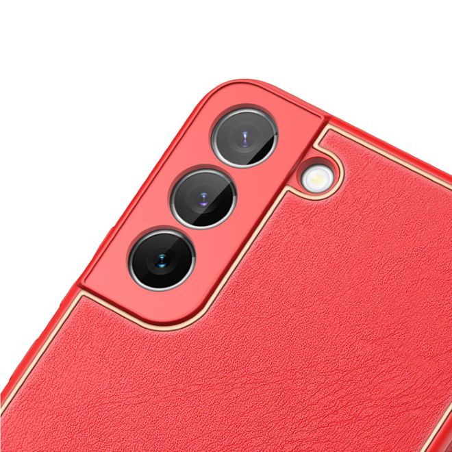 Dux Ducis - Samsung Galaxy S22+ Hülle - Edles Hardcase - Yolo Series - rot