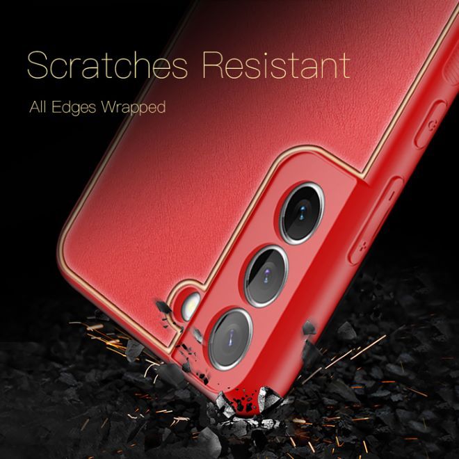 Dux Ducis - Samsung Galaxy S22+ Hülle - Edles Hardcase - Yolo Series - rot