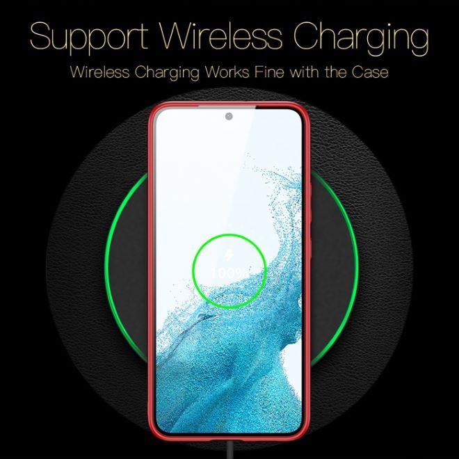 Dux Ducis - Samsung Galaxy S22+ Hülle - Edles Hardcase - Yolo Series - rot