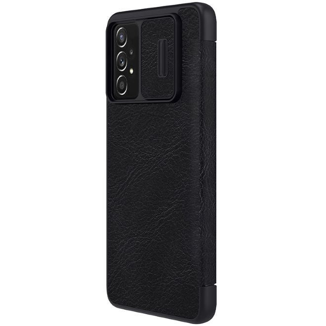 Nillkin - Samsung Galaxy A73 5G Hülle - Leder Book Case - Qin Pro Series - schwarz