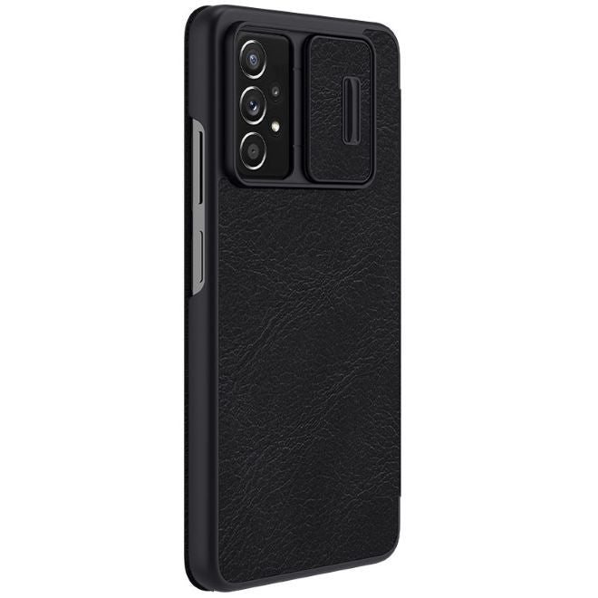 Nillkin - Samsung Galaxy A73 5G Hülle - Leder Book Case - Qin Pro Series - schwarz