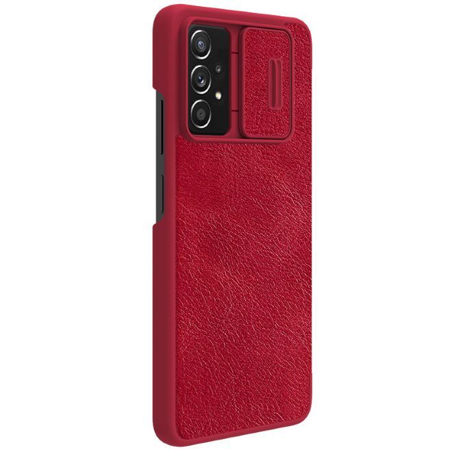 Nillkin - Samsung Galaxy A73 5G Hülle - Leder Book Case - Qin Pro Series - rot