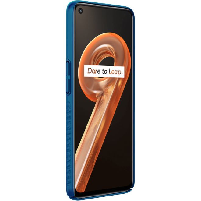 Nillkin - Realme 9i / Oppo A96 / Oppo A76 Hülle - Kunststoff Case - Super Frosted Shield Series - blau