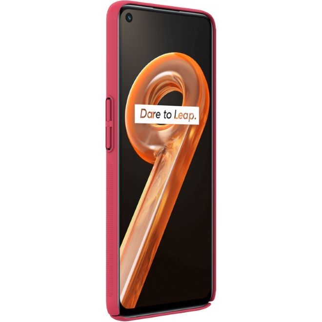 Nillkin - Realme 9i / Oppo A96 / Oppo A76 Hülle - Kunststoff Case - Super Frosted Shield Series - rot