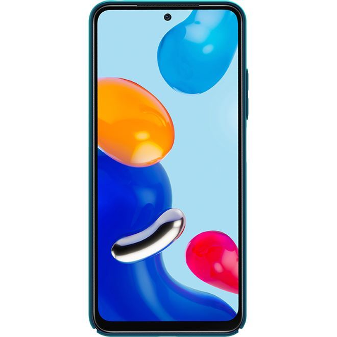 Nillkin - Xiaomi Redmi Note 11S / 11 Hülle - Kunststoff Case - Super Frosted Shield Series - blau